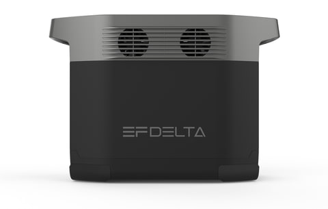 容量1260Wh、出力1600Wのポータブル電源「EFDELTA」。キャンプ