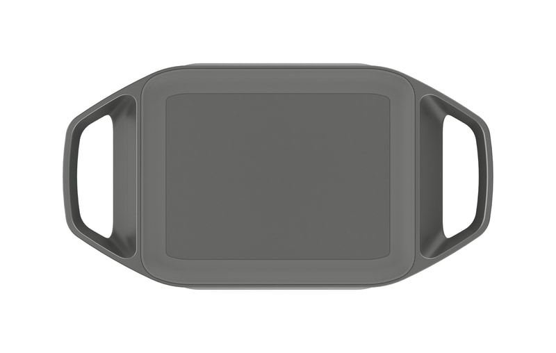 左右上部にハンドル、本体側面には冷却ファンも備えている