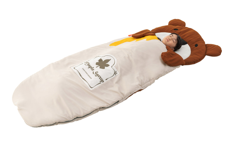 クマがハニーポットに掴まっているようなデザイン