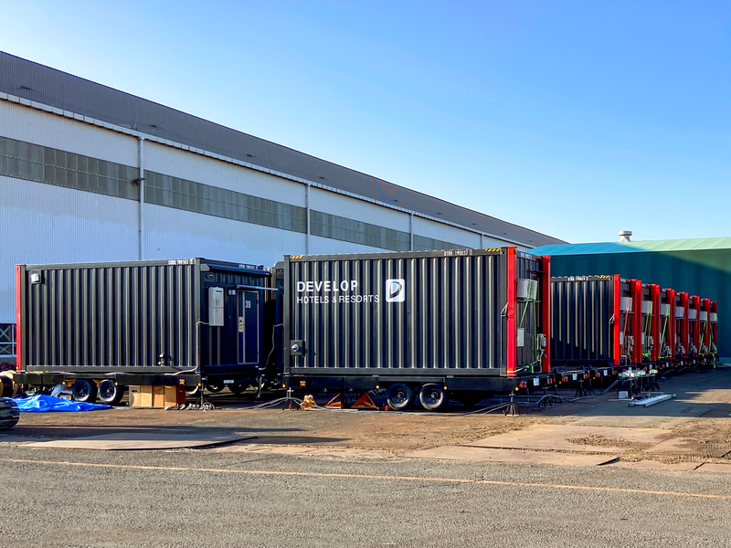 設置の様子（長崎県長崎市、4月29日）