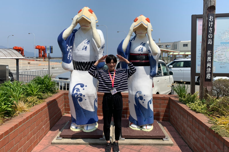 佐渡観光交流機構の栗山さん