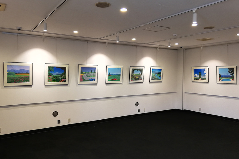 大滝詠一氏のジャケットデザインなどを手がけたイラストレーター・永井博氏の原画展を開催