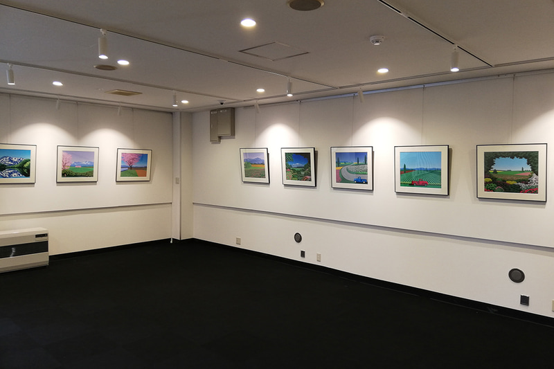 大滝詠一氏のジャケットデザインなどを手がけたイラストレーター・永井博氏の原画展を開催