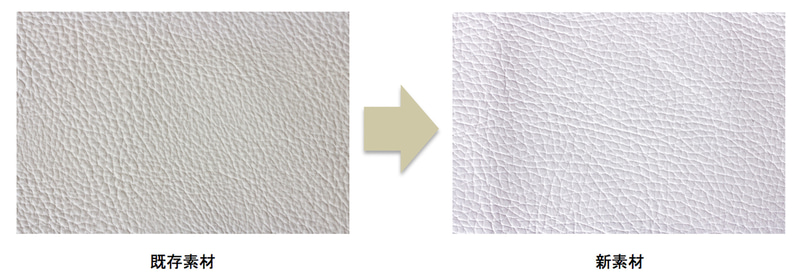 リニューアルで素材をイタリア産シュリンクレザーに変更