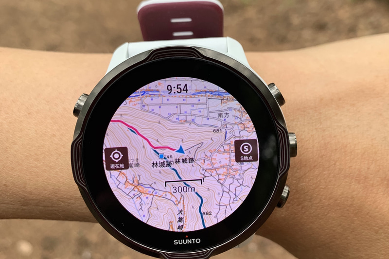 Suunto7での表示