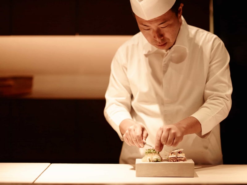 「サクランボのミルフィーユ」