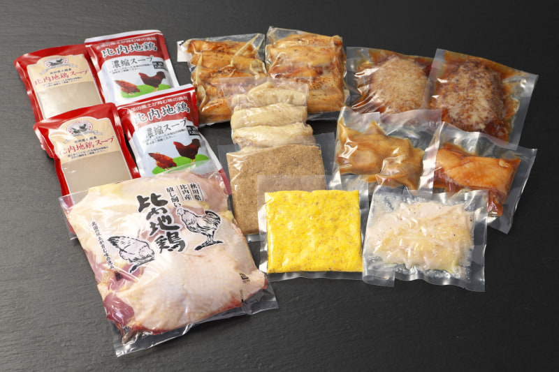 比内地鶏と温めるだけのお惣菜セット