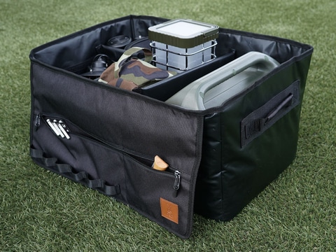 DOD」から50Lボックス「ヨクミルヤーツ」のオプションパーツ。ソファ化