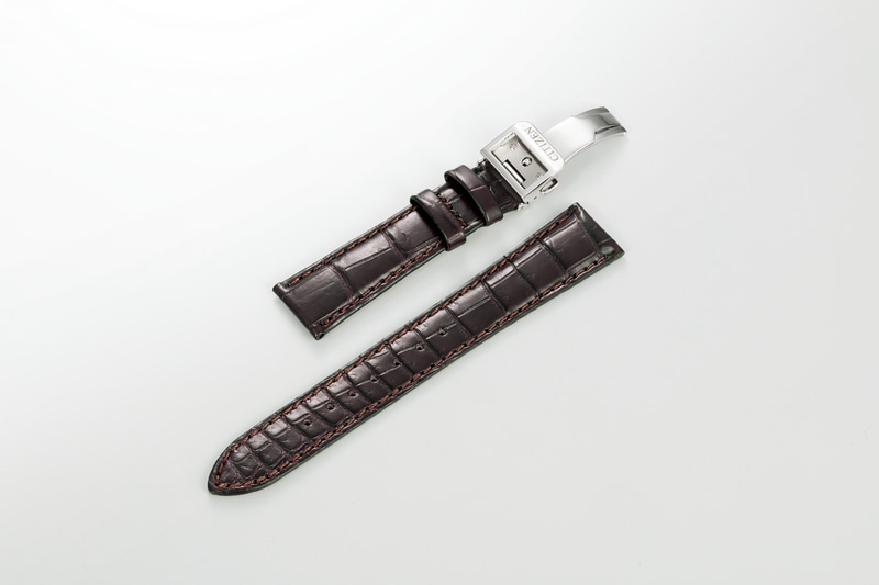 ワニ革替えバンドが付属する