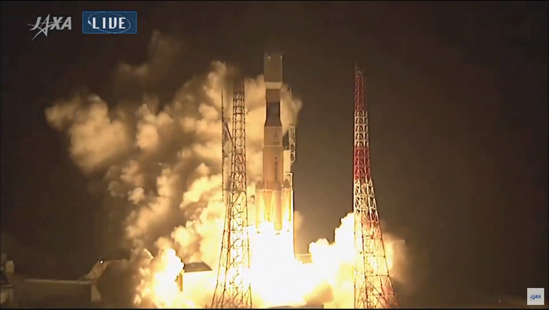 予定どおり5月21日2時31分にリフトオフ（画像：JAXA）