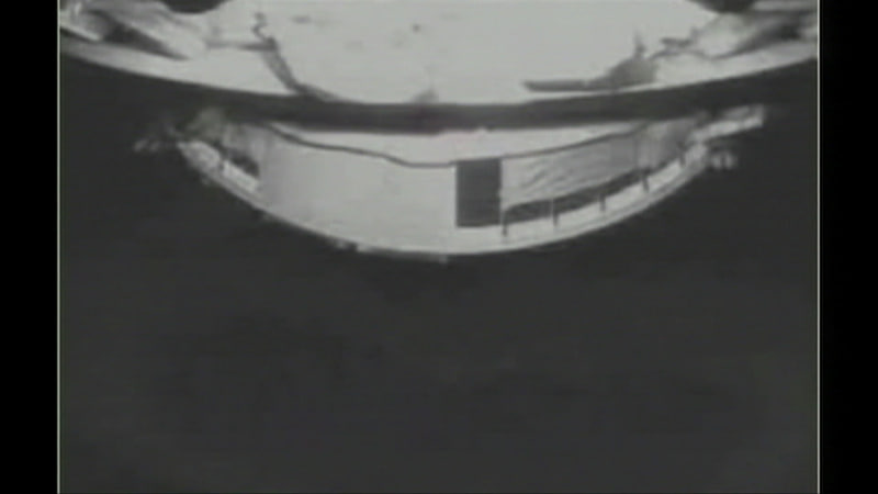 ロケット搭載カメラが撮影した、こうのとり9号機（HTV9）の分離（画像：JAXA）