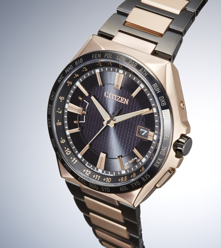 シチズンアテッサ、「エコ・ドライブ電波時計ダイレクトフライト ACT Line」発売