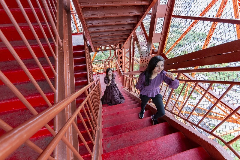 オープンエア外階段ウォーク