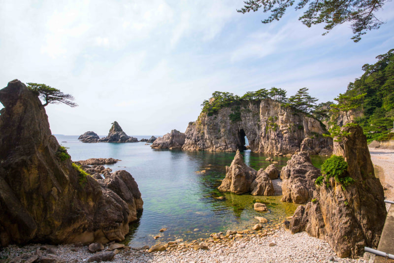 新潟県 笹川流れ