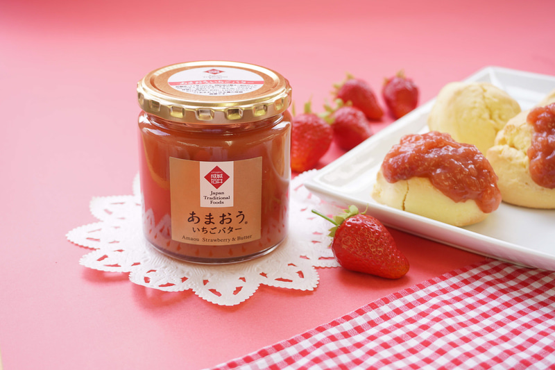 福岡県産のあまおうとニュージーランド産の無塩バターを使用している