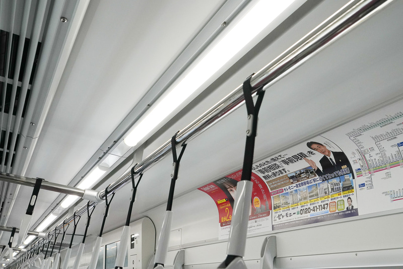 室内照明はすべてLED