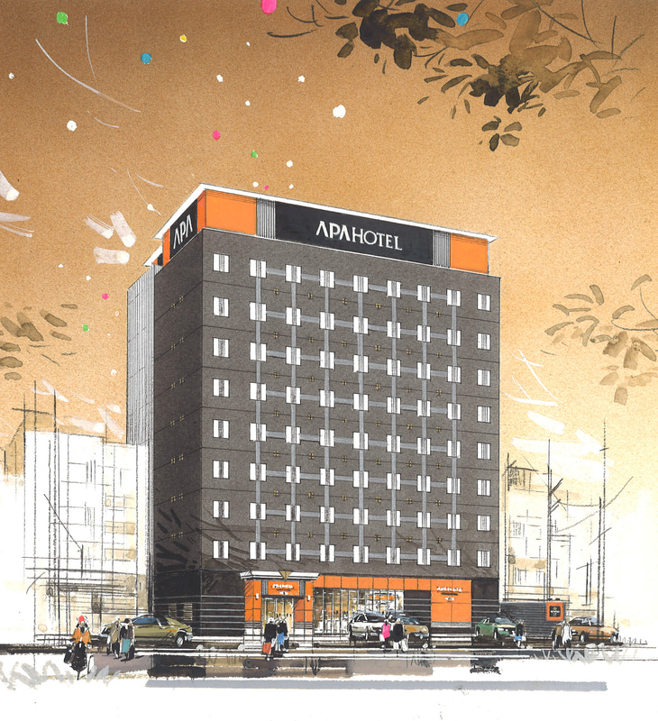 アパホテルは「アパホテル＜鹿児島天文館＞」新館の起工式を実施した