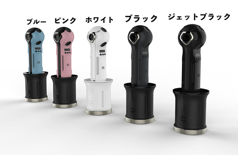 スマホ不要で4K360度映像のライブ配信可能な全天球カメラ「Rogy 360