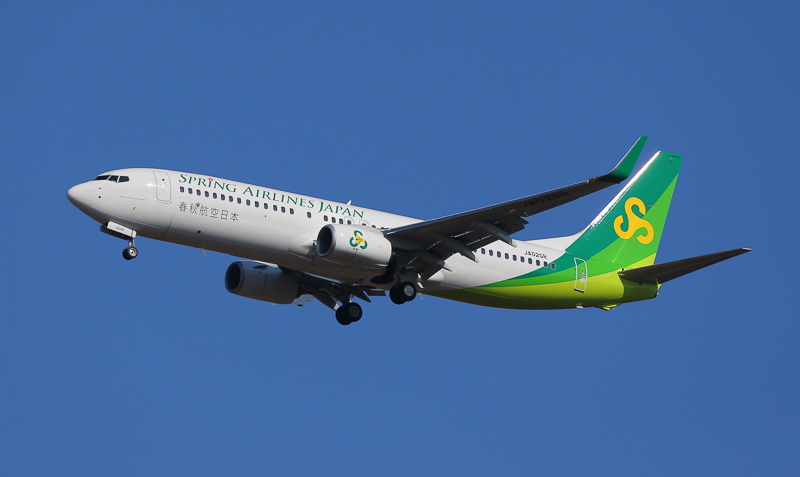 SPRING JAPANは7月～8月の運航予定を発表した