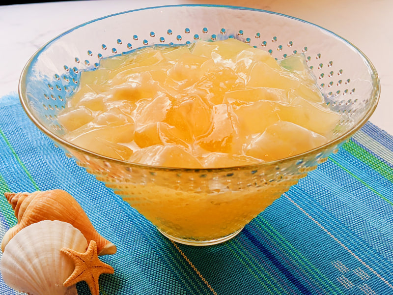 「石垣島産パインラッシーゼリー」