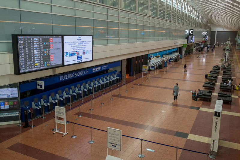 現在クローズしている第2ターミナル南側の施設も、7月1日から一部を除き運用を再開する