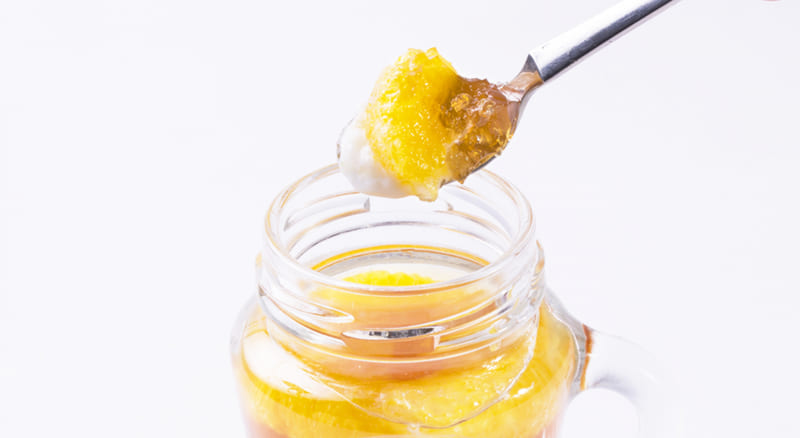 ガラスのはにわぷりん パンナコッタ＆ピーチゼリー