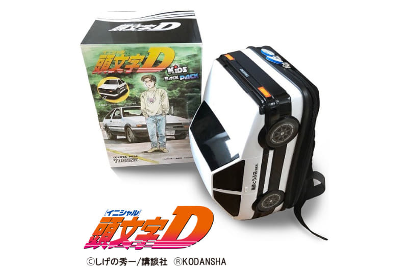 フェイスは「頭文字D仕様 バックパック トヨタ AE86」を発売した。