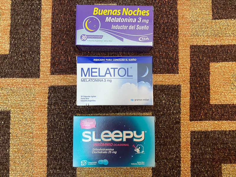 デリバリーしてもらった睡眠サプリメント