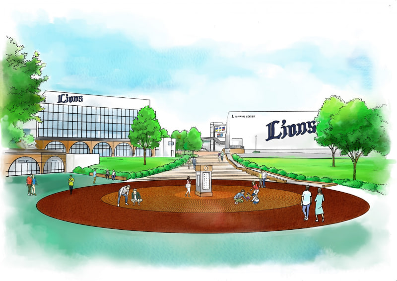 刻印レンガ敷設完成イメージ