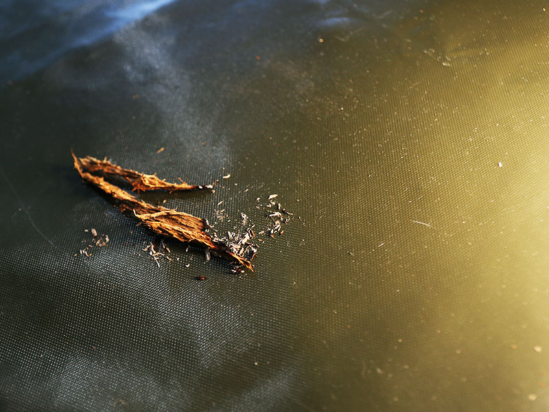 燃えにくいガラス繊維生地
