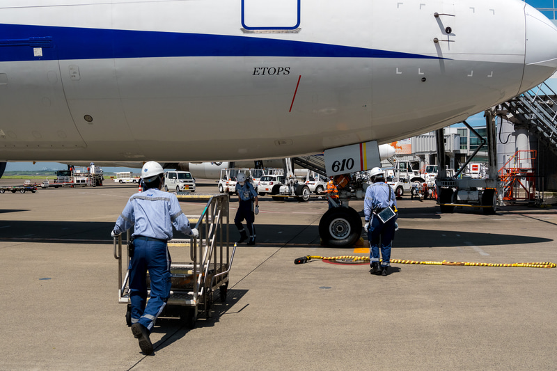 到着後すぐにそれぞれの作業へ