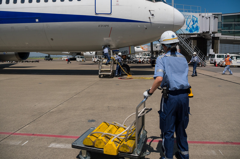 到着後すぐにそれぞれの作業へ