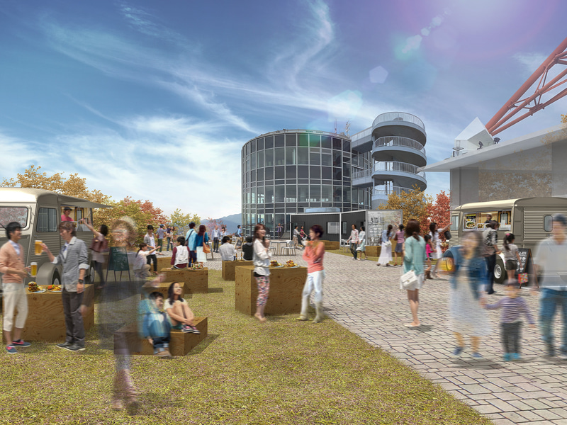 稲佐山の山頂エリアを「INASA TOP SQUARE」と名付け、7月18日にリニューアルオープンする