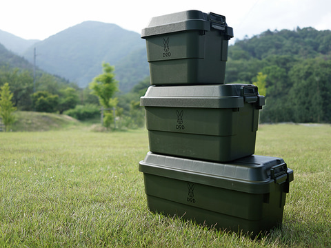 ビーズ、座れるアウトドア収納ボックス「ヨクミルヤーツ」にSサイズとL