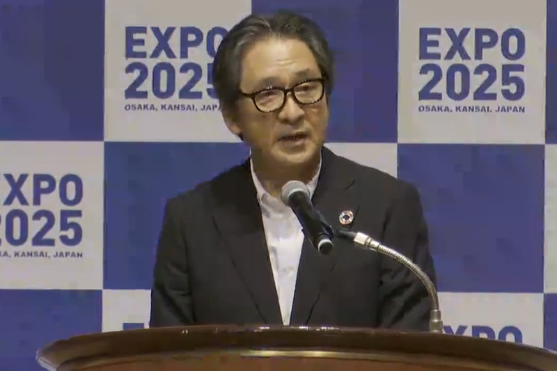 プロデューサー体制を説明した公益社団法人2025年日本国際博覧会協会 事務総長 石毛博行氏