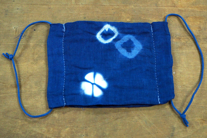 オリジナルの藍染めアベノマスクを作ることができる