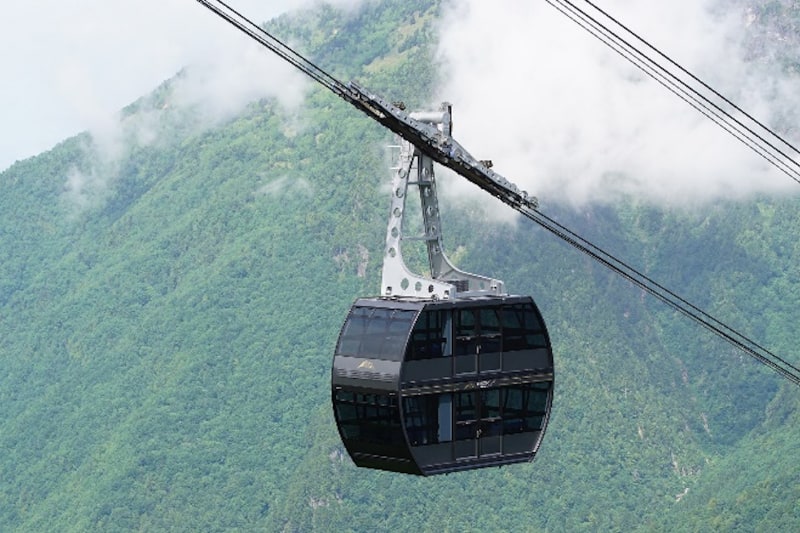 新穂高ロープウェイは開業50周年を迎えた