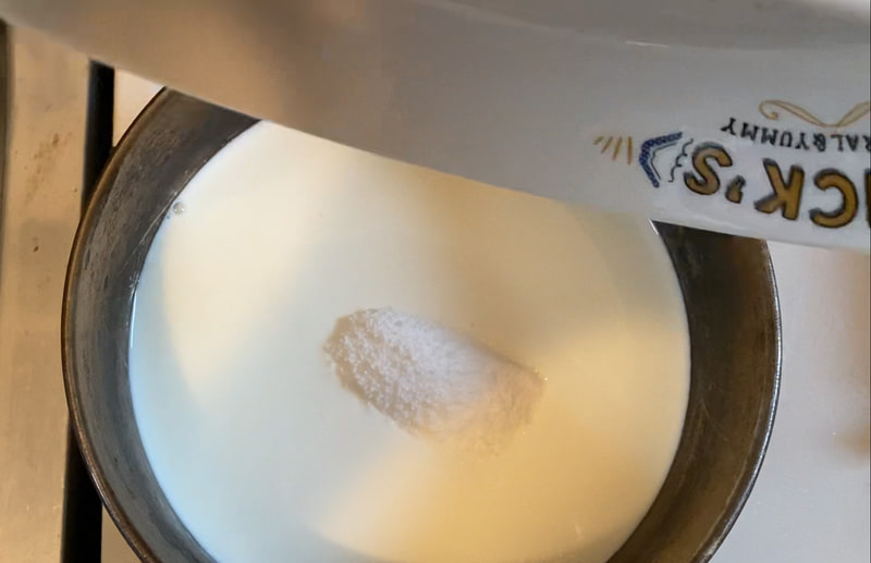 火にかける前にパルスイートを入れます