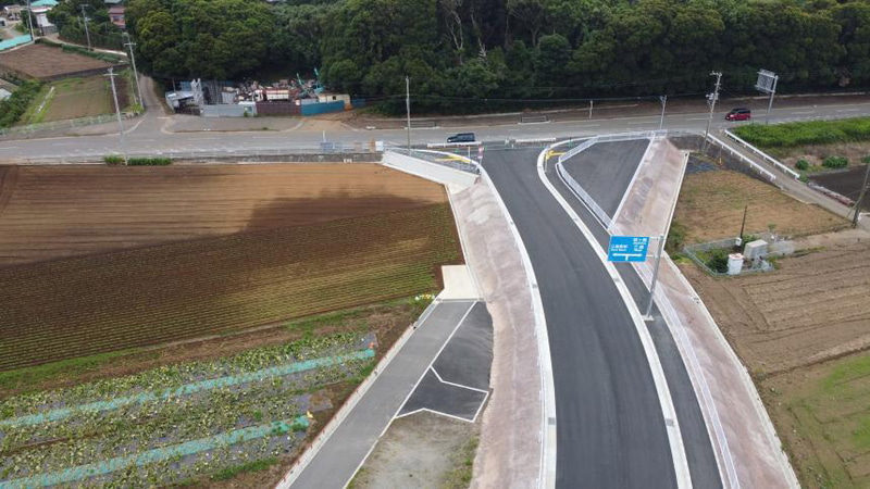 神奈川県が公開した7月時点の開通区間の様子