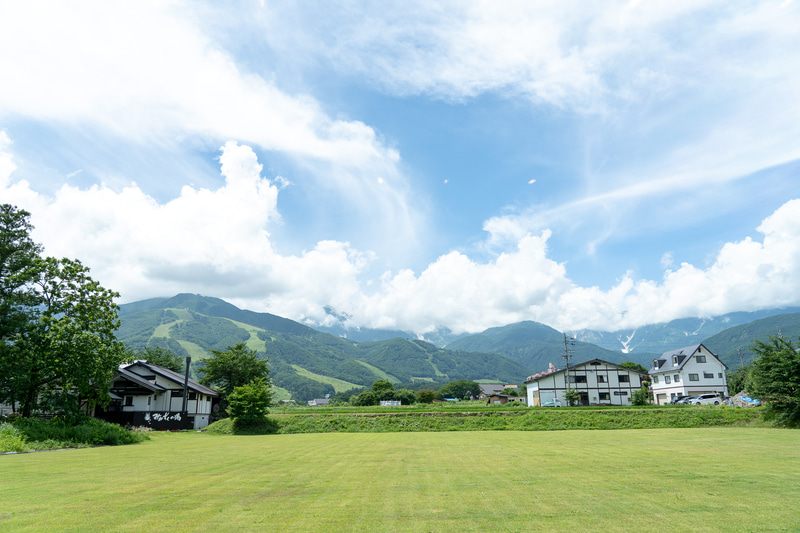 眺望抜群のイベントエリア