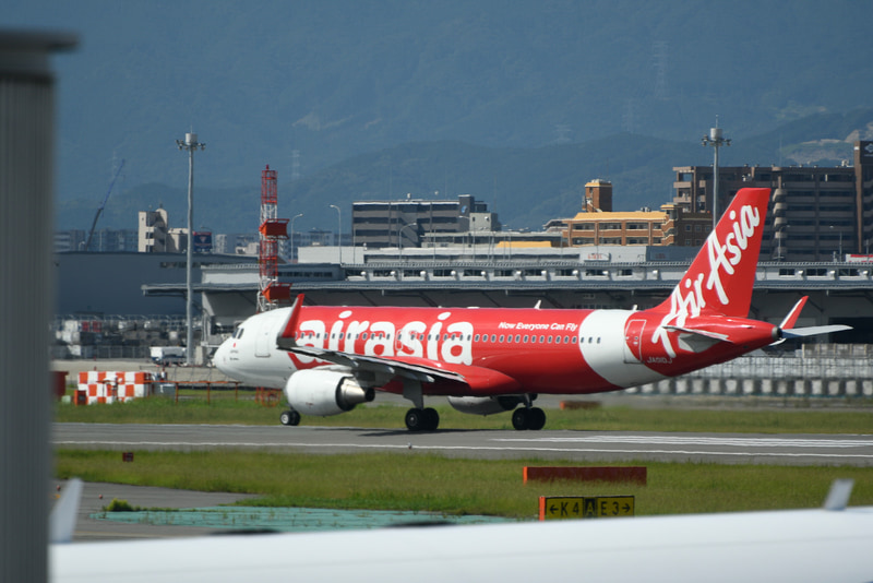 34滑走路よりセントレアに向けて離陸