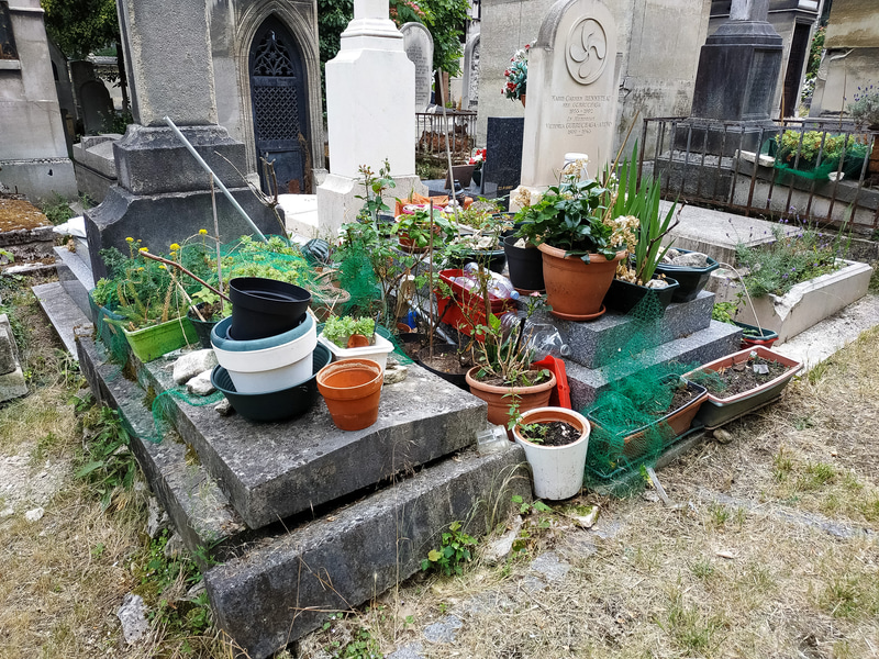 植木鉢置き場のようになっているお墓も！