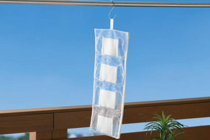 「まとめて干せるマスク用洗濯ネット S字フック付（A-77358）」