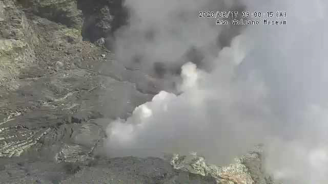 阿蘇山 中岳第一火口の状況（8月17日）