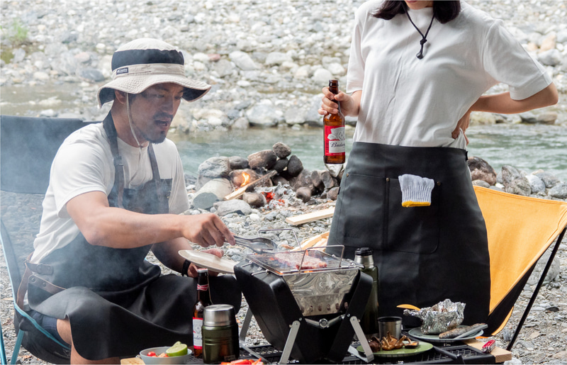 DIYやガーデニング、アウトドアユースにも向く「GUSTAエプロン」