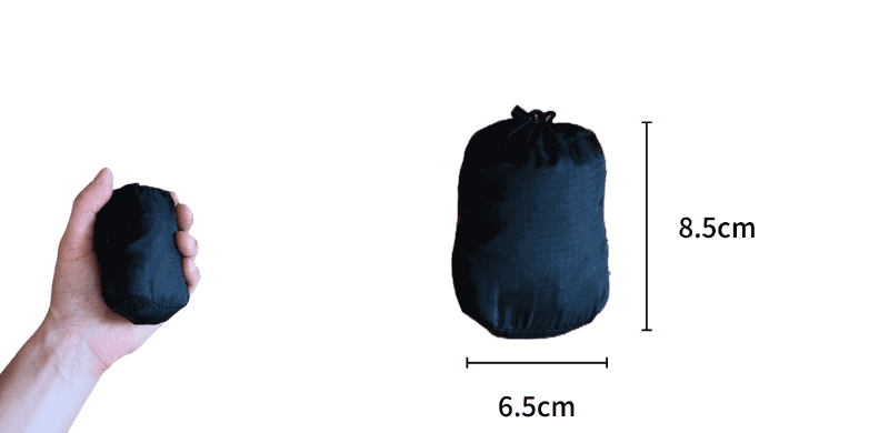 持ち運びは手のひらサイズ