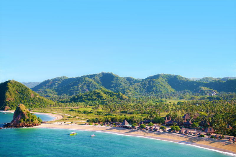 ロンボク（Lombok）島南岸の新しいビーチリゾートとなるマンダリカ（Mandalika）エリア