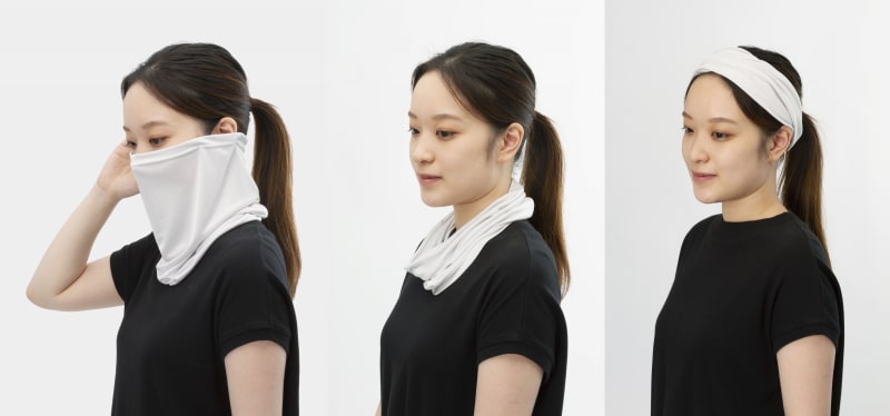 「冷感ネック＆フェイスカバー」1990円（税別）