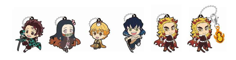 「ビッくらポン」で当たるくら寿司×「鬼滅の刃」オリジナルラバーアクセサリー