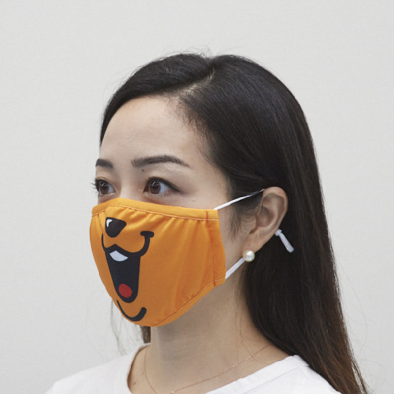 「GIANTS アジャスター付き 接触冷感マスク（ジャビット）」